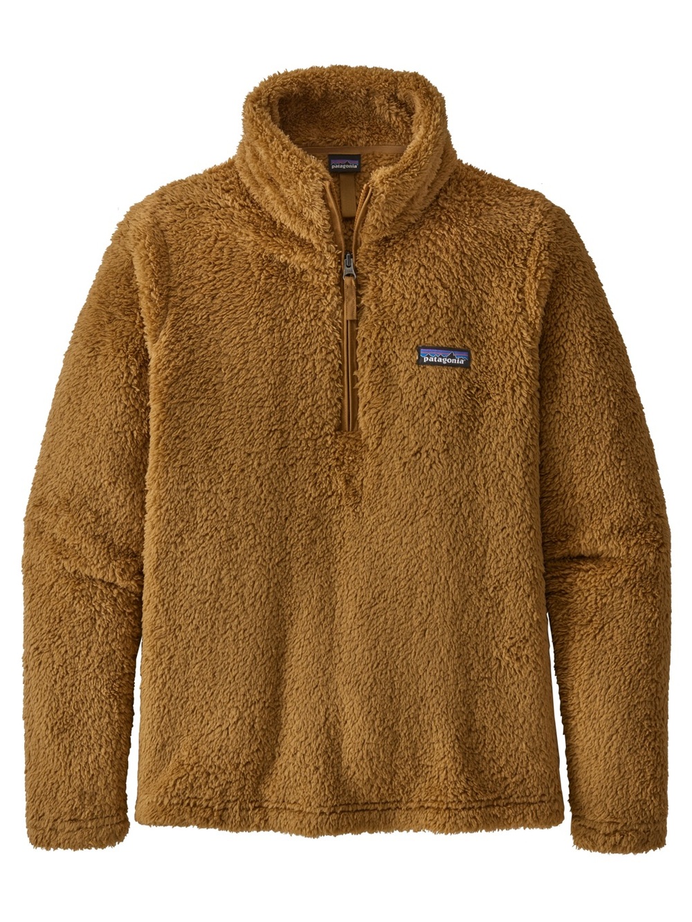 Patagonia Los Gatos Fleece Pullover Brown Medium Quarter Zip Outdoor Cozy
